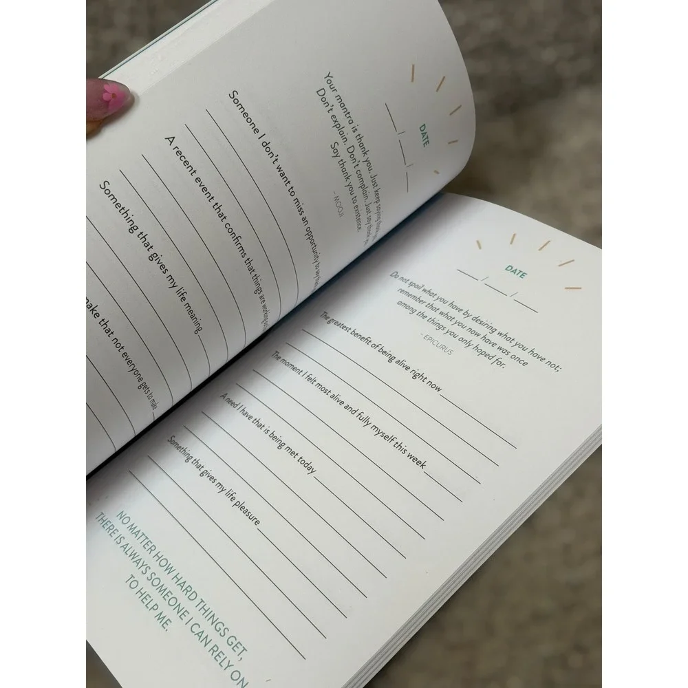NEW The 5-Minute Gratitude Journal Sophia Godkin Guided Positivity Workbook‎